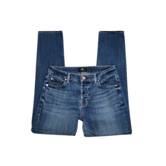 7 For All Mankind Button Fly Josefina Jeans - Picture 6 of 7